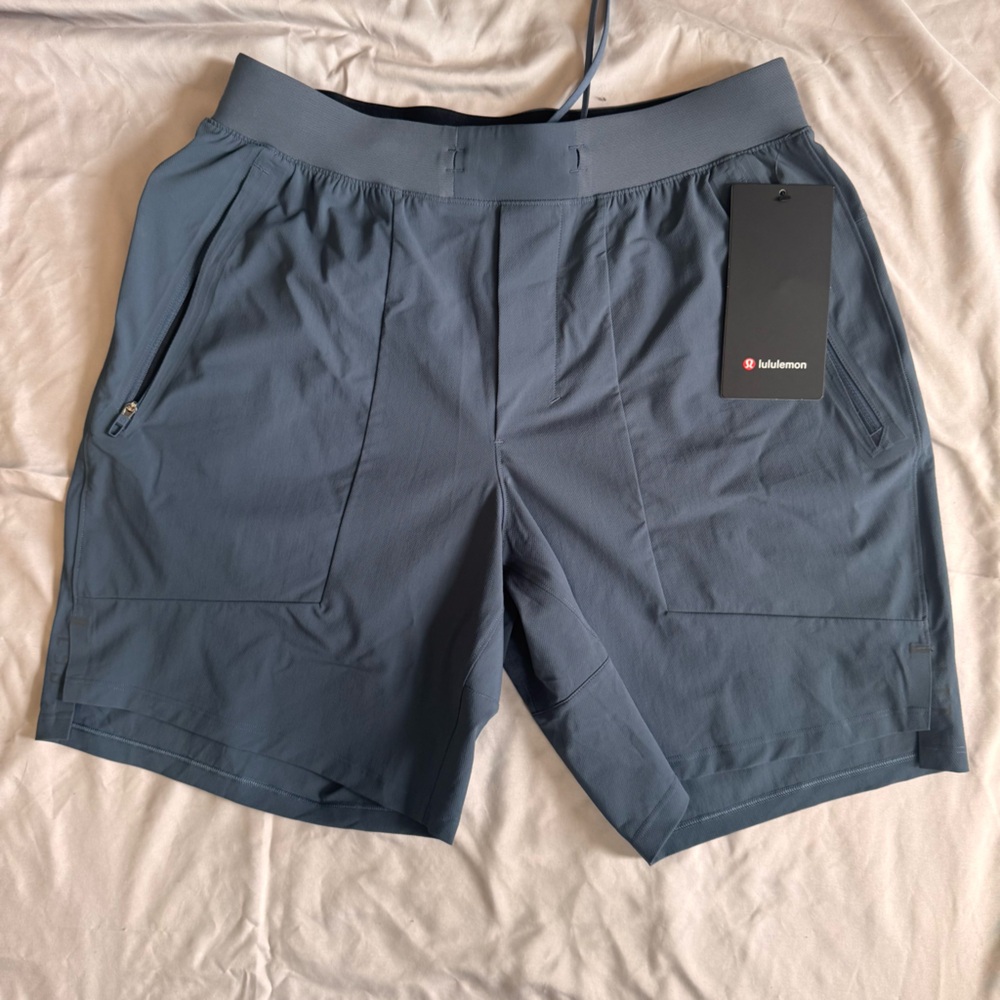 LULULEMON License to Train - Men’s Blue Athletic Shorts
